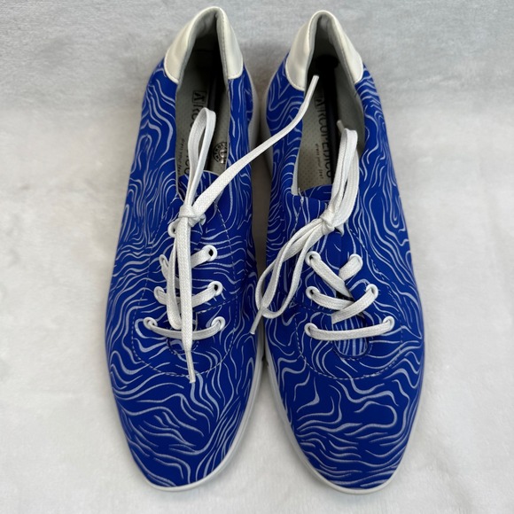 Arcopedico F91‎ Lyra Walking Shoes Comfort Blue Print Sneakers Size 39 US 8-8.5 - Picture 2 of 13